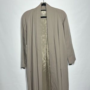 Nordstrom Womens Tan Duster Coat Trench Blazer